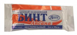Бинт нестерильный стандарт р. 5мх10см
