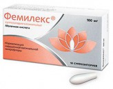 Фемилекс, супп. ваг. 100 мг №10